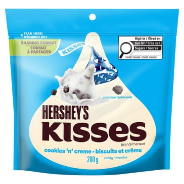 HERSHEY'S KISSES COOKIES 'N' CREME Candies