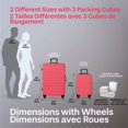 thumbnail image 3 of Remis à Neuf Jetstream 50553764 Coque Rigide Ensemble de Bagages 5 Pcs Rose, 3 of 7