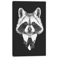 thumbnail image 2 of Funny Raccoon in Suit and Tie - Animal Canvas Art Print, 2 of 3