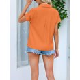 thumbnail image 3 of BeautyIn Blouse à Manches Courtes pour Femme à la Mode avec Poche avant, 3 of 6
