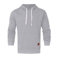 thumbnail image 5 of Mens Casual Splicing Hoodie Matching Hoodies for Couples Zipper Hoodie Large Size Sweatshirt for Hoodie String Replacement Heavy Blend Hoodie Everyday Comfort and Style Zipper Hoodie, 5 of 5