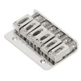 thumbnail image 1 of Guitar Fixed Saddle Bridge, 6 String Beautiful Looking Robust Decorative Guitar Hardtail Bridge Set  For Maintenance Silver,Black,Gold, 1 of 8