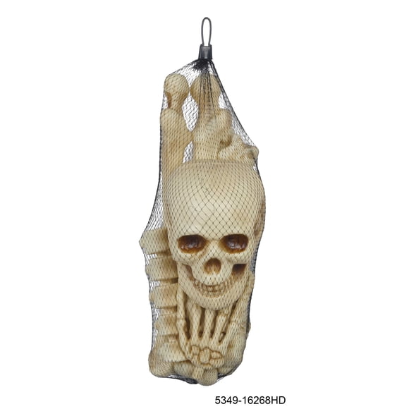 Bone color of plastic Bag of Bones,12 bones Per bag,Halloween decoration,by Way to celebrate
