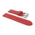 thumbnail image 3 of 22mm GT Rally Perforrated, Vented Racer Leather Watch Strap Band, Stainless Steel Buckle, 3 of 8