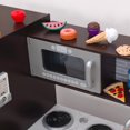 thumbnail image 3 of Uptown Espresso Play Kitchen with 30-Piece Play Food, 3 of 8