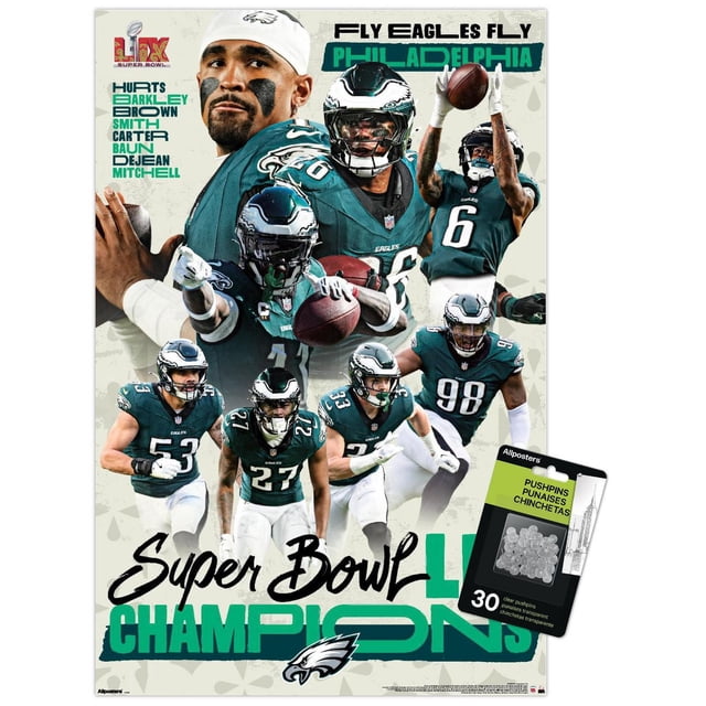 NFL Philadelphia Eagles - Champions du Super Bowl LIX