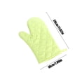 thumbnail image 3 of EGNMCR Kitchen Gadgets 1 PC Solid Color Quilted Microwave Non Scalding Heat Resistive High Temperature Non Slip Gloves Kitchen Oven Baking Special Suitable For Kitchen Restaurant Polyester mittens, 3 of 6