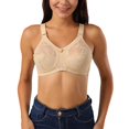 thumbnail image 2 of PENGXIANG Women‘s Plus Size Full Coverage Underwire Adjustable Strap Unlined Minimizer Lace Bra, 2 of 4