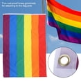 thumbnail image 1 of Drapeau Arc-en-Ciel en Polyester, Bannière Rectangulaire pour Patio Extérieur, 1 of 8