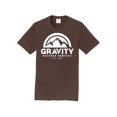 thumbnail image 1 of Gravity Outdoor Co. T-Shirt à Manches Courtes - Brun Foncé - Logo Blanc - TG, 1 of 1