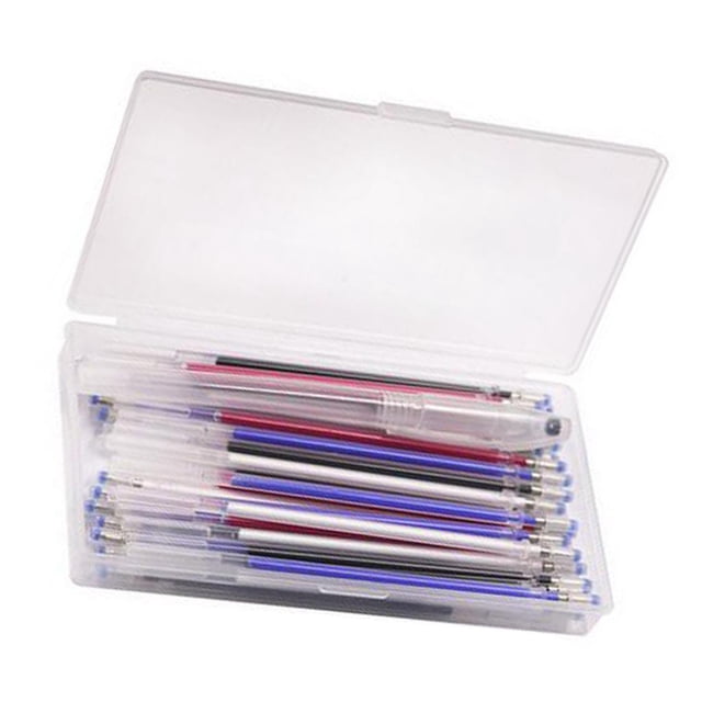 40x Colorful Heat Erase Fabric Pens Refills for Fabric, PU Leather, Sewing Craft Mixed Color