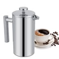 thumbnail image 4 of Household Double Layer 304 Stainless Steel Hand Coffee Pressure Pot Coffee Maker (1000ml), 4 of 5