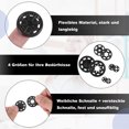 thumbnail image 3 of Baohd 120pack/lot Easy To And Fashionable Press Studs Snap For DIY Clothes Wide Application Plastic white 1Set, 3 of 6