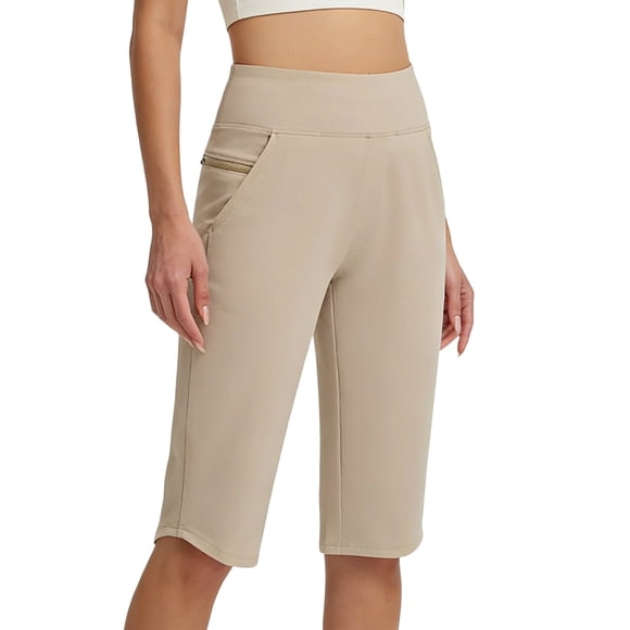 Yoga Shorts for Women, High Waist Fitness Pants for Running, Gym, Workout, 2 in 1 Shorts