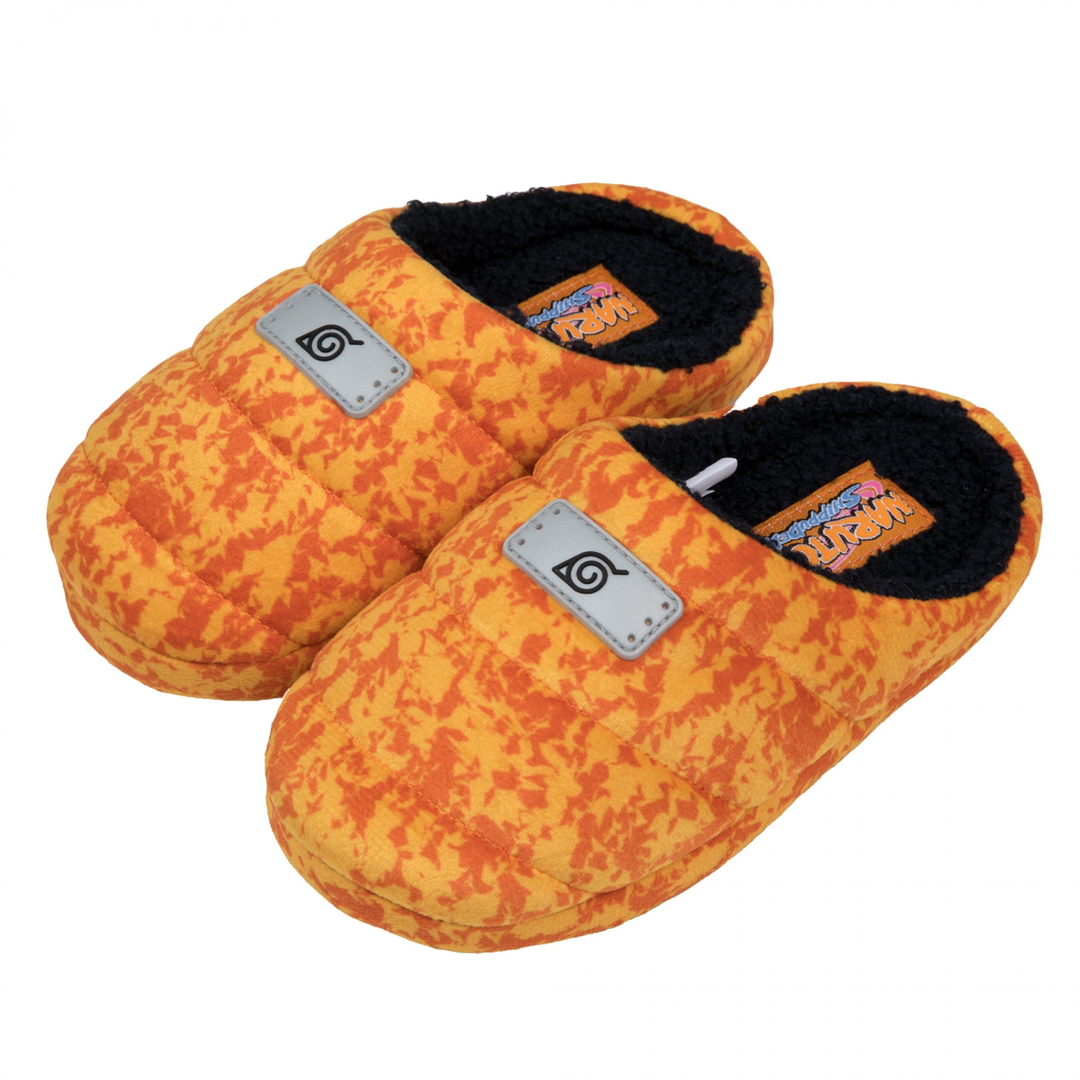 Naruto Leaf Village Emblem Headband Style Youth Slippers-Size 13