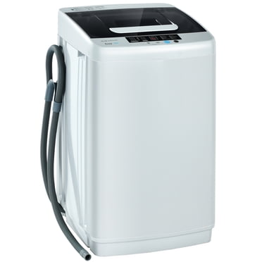 Gymax Full-Automatic Washing Machine Portable Compact Laundry Washer Spin 8.8 lbs