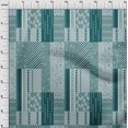 thumbnail image 3 of oneOone Viscose Chiffon Fabric Patchwork Geometric Print Fabric By The Yard 42 Inches Wide, 3 of 4