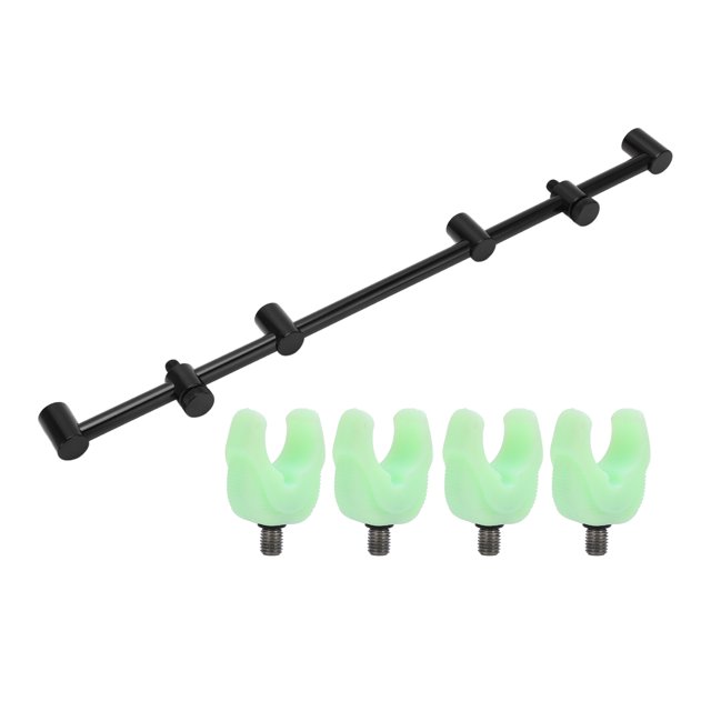 Support de Canne à Pêche, Repose-Canne à Pêche Réglable Rangement Facile Matériaux Écologiques Longue Durée de Vie pour Pêche en Plein Air 4 Têtes 45cm Support+4 Pcs Support Tête