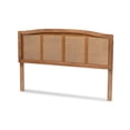 thumbnail image 1 of Baxton Studio Marieke Full Size Ash Brown Finished Wood Headboard, 1 of 8