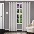 thumbnail image 1 of Superior Solid Textured Blackout Curtain Set of 2 52″ x 84″, 1 of 5