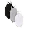 thumbnail image 2 of asjyhkr 3PCS Baby Clothes Summer Rompers Toddler Onesie Breathable Infant Bodysuits,Easy Snap Closure & Spaghetti Strap(6M-2T), 2 of 9