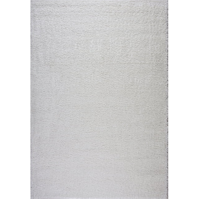 Ladole Rugs Cream Plain Solid Shaggy Area Rug Carpet Mat 4X5 5X7 6X9 8X10 Feet For Living Room Bedroom Kids Room