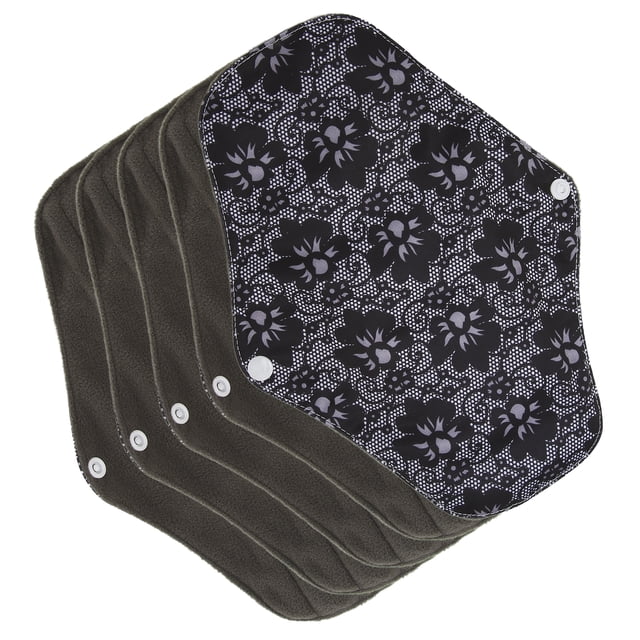 Reusable Menstrual Pads, Leakproof Soft Use Washable Sanitary Pads For Women For Menstrual Period M02,M05