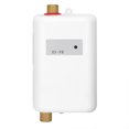 thumbnail image 1 of Mini  Water Heater, Electric Tankless Water Heater, G 1/2in Interface For Bathroom Kitchen Washing US 110V 3000W, 1 of 8