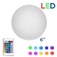 thumbnail image 2 of Novelty Lights 6 Inch RGB Sphere Rechargeable Night Light, Waterproof Mood Lighting with Remote Control, Color-Changing Glow Sphere for Indoor/Outdoor Use, 2 of 8