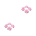 thumbnail image 2 of Decodeary 50pieces Low Maintenance Soft Texture Fabric For Albums And Decorations Realistic Appearance Fiber Wide Application Pink 4.5cm 2Set, 2 of 6