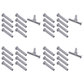thumbnail image 1 of 40Pcs Stainless Steel Stemball Swage Stud Dead Ends Threaded Stud Paired with Cable Tensioner for 1/8Inch Cable Railing, 1 of 3