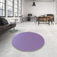 thumbnail image 4 of Ahgly Company Tapis d'Intérieur Lavable en Machine Carré Transitionnel Violet Mimosa Violet, 4 Pieds Carré, 4 of 7