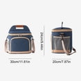 thumbnail image 3 of Bathtub Drain Stopper 2 In 1 Insulated Lunch Bag For Men/Women Double Layer Reusable Cooler Backpack With Adjustable Shoulder Straps Leak Proof Lunch Box For Picnic Beach Cooler Bag 12L 20Cans, 3 of 9