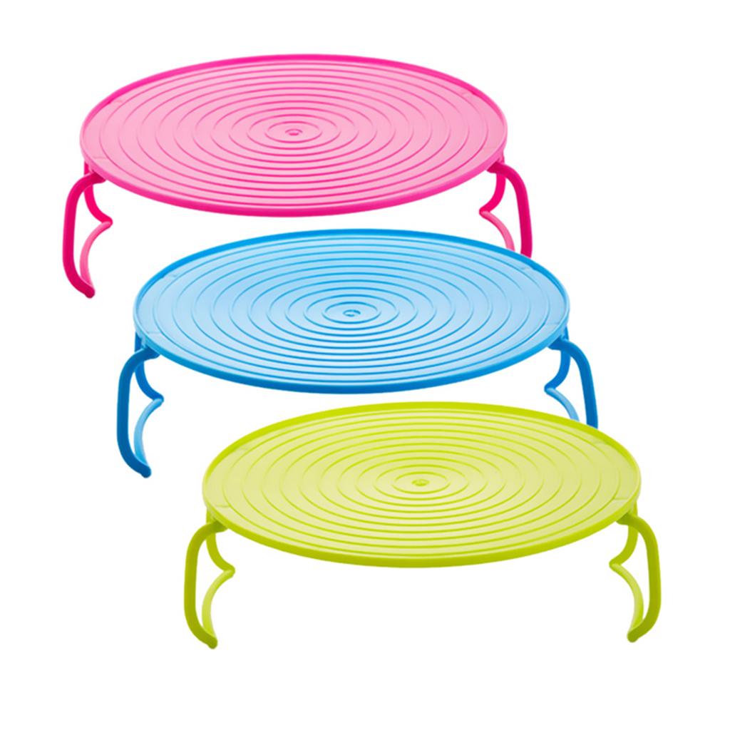 Yingyy Microwave Oven Heating Shelf Heating Kitchen Tray in refrigerator or Oven Cooking Rack Blue