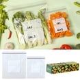 thumbnail image 3 of Refrigerator Vegetable Sealing Bags Fresh Keeping Bags Double Tight Bags Food Grade Storage Bags Fruit Packaging Bags Chip Storage Insulated Sandwich Container Reusable Food Zippe Laundry Mesh Bag, 3 of 3