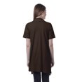 thumbnail image 4 of Moomaya Womens Half Sleeve Shrug Open Front Long Cardigan Lightweight Summer Fit, 4 of 7