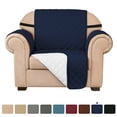 thumbnail image 1 of Subrtex Housse de Canapé Extensible 1 Pce Matelassée Réversible avec Sangles Élastiques Antidérapantes Housse de Canapé Lavable pour Animaux, 1 of 6