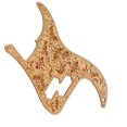 thumbnail image 1 of Electric Guitar Pickguard, Guitar Pickguard Professional Delicate Fine Workmanship Tight Fit Maple  For Replacement, 1 of 8