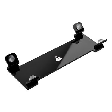 tredstone Support de Haut-Parleur de Bureau Portable en Acrylique avec Coussinet Antidérapant pour Produit de Bureau Seulement Pèse 50 g Support Noir
