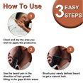 thumbnail image 3 of Beard Filler Pen Mustache Repair Shape Seamless Shaving Cream Waterproof Long Lasting Coverage Eyebrows Moustache Pencil, 3 of 6