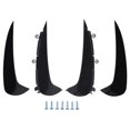 thumbnail image 2 of 1 Pair Rear Bumper Spoiler Air Vent Cover, ABS Rear Bumper Spoiler Side Canard, Improved Aerodynamics, Replacement for  GLC Class X254 Line 2023+, 2 of 8