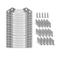 thumbnail image 5 of Birdeem Stainless Steel Multifunctional Corner Three Sided Fixed Corner Brace Cabinet Trapezoidal Hanging Angle Hanging Layer Board Support Furniture Connecto, 5 of 5