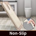 thumbnail image 4 of ORUYROP Memory Foam Toilet Bath Mat U-Shaped, Soft and Comfortable, Super Water Absorbent, Non-Slip, Thick, Machine Wash Bathroom Commode Contour Rug, 24 X 20 Inches (24 X 20 Inches, Cream), 4 of 7
