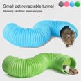 thumbnail image 1 of Tunnel Rétractable pour Animaux de Compagnie Imperméable Petit Tunnel Pratique Tunnel de Jeu Tunnel Léger Pipeline d'Expansion pour Vison Cobaye Blanc, 1 of 9