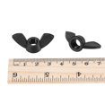 thumbnail image 2 of Écrou d'Aile M8 Écrous d'Aile Nylon Torsadé à la Main Attaches de Serrage Noir 12 Pcs, 2 of 5