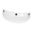thumbnail image 4 of Visière, Protecteur Rétro à 3 Boutons pour Casques avec 3 Boutons Blanc, 4 of 7