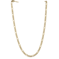 thumbnail image 1 of 14k Yellow Gold 24 Inch 5.25mm Figaro Chain Necklace Pendant Charm Flat, 1 of 9