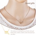 thumbnail image 3 of Constellation Theme Friendship Necklace Creative Comfortable Ins Exquisite Durable Rust-proof Lightweight Fashion Accessory Scorpio gold, 3 of 6
