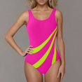 thumbnail image 2 of Tqcoqu Women's Solid Color Backless Casual Swimsuit, 2 of 5