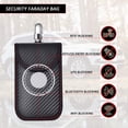 thumbnail image 2 of 2 Pack Faraday Key Fob Protector, RFID Key Fob Protector Pouch, Faraday Bag for Keyless Car Key, 2 of 7